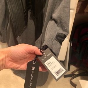 Blanc Noir Charcoal Wanderlust Hoodie Size Small